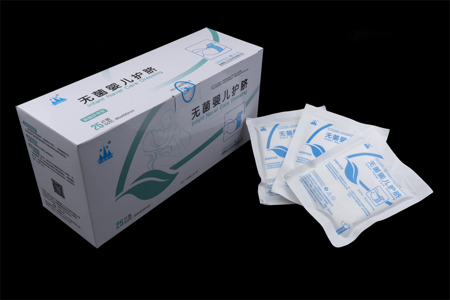 What is the main function of infant navel care dressing?